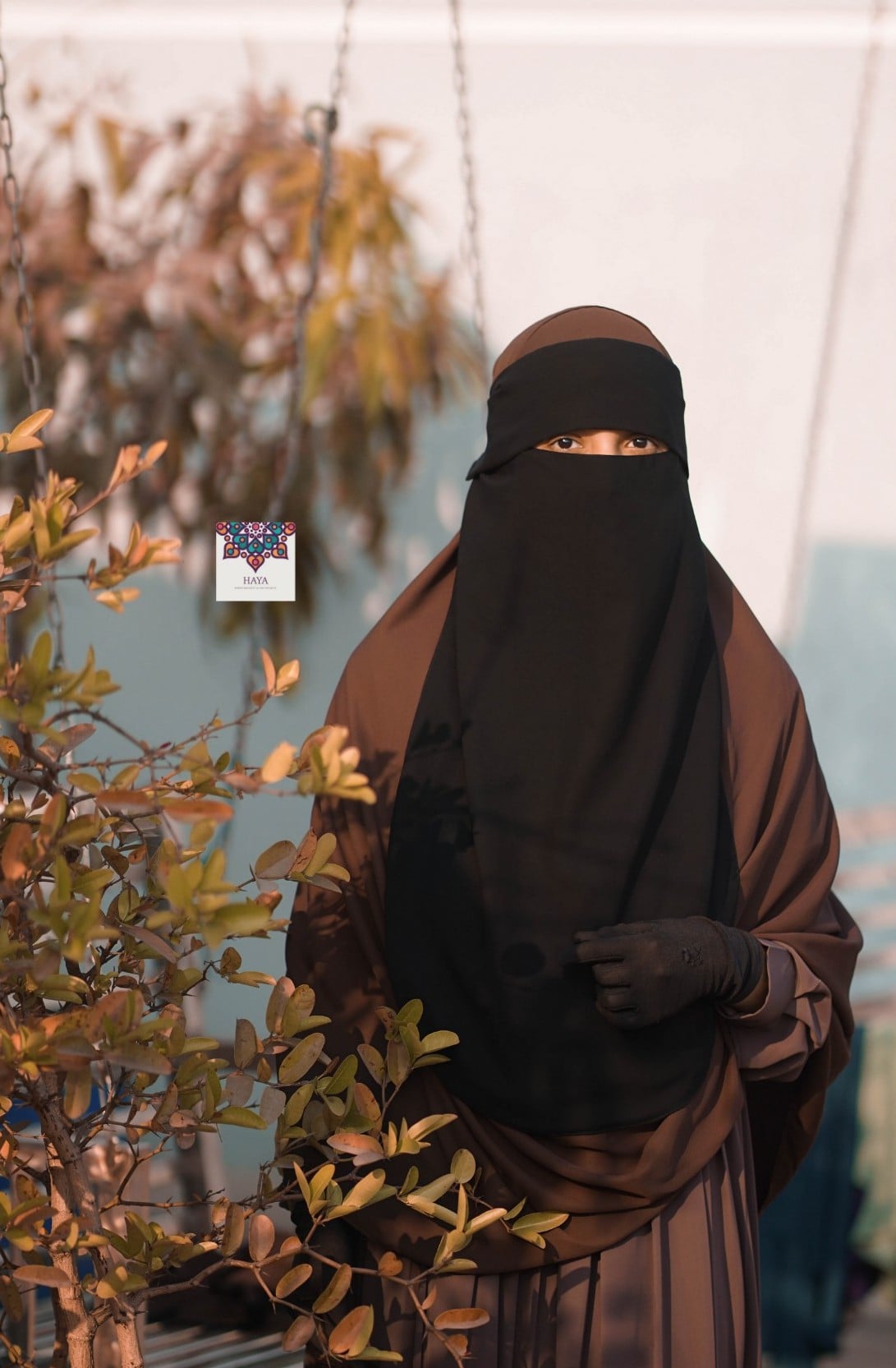 1 part hoodie niqab
