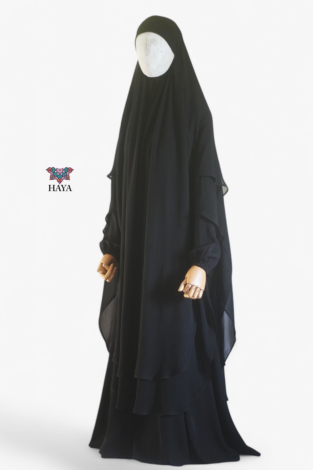 Simple abaya with jesmin hijab
