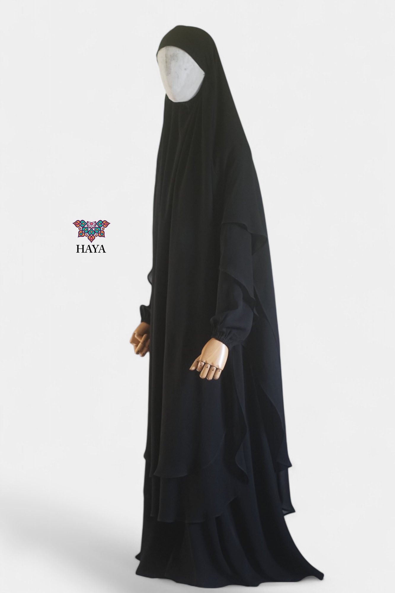 Simple abaya with jesmin hijab