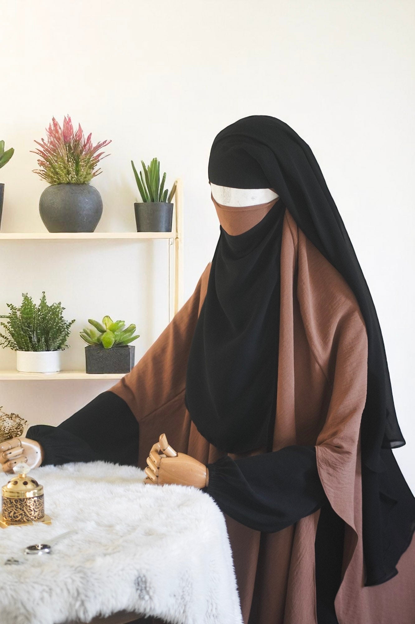3 PART EGYPTIAN NIQAB