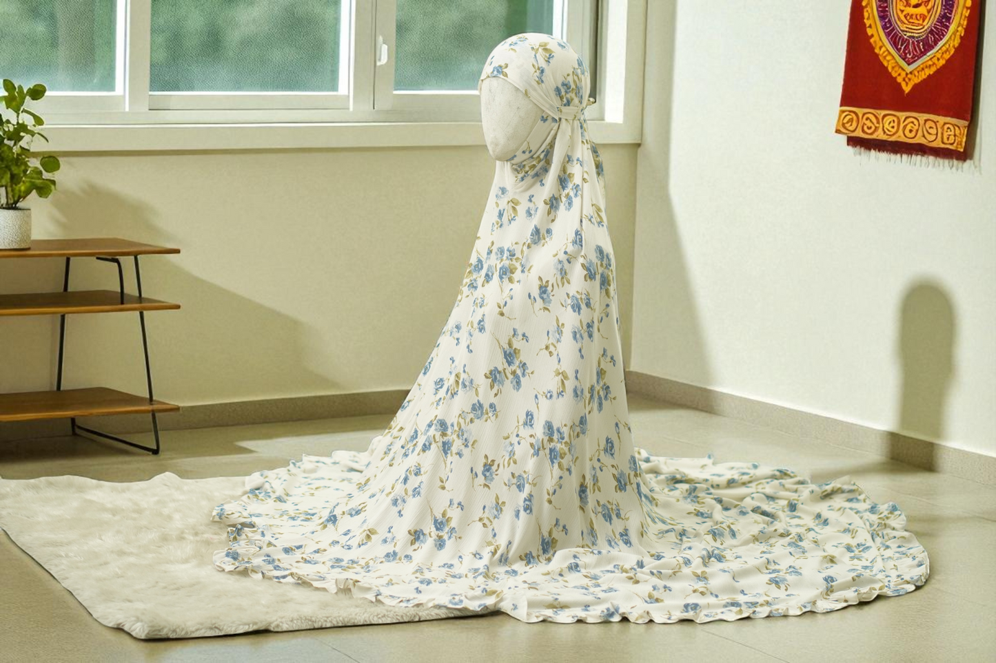 Sleeveless cotton khimar