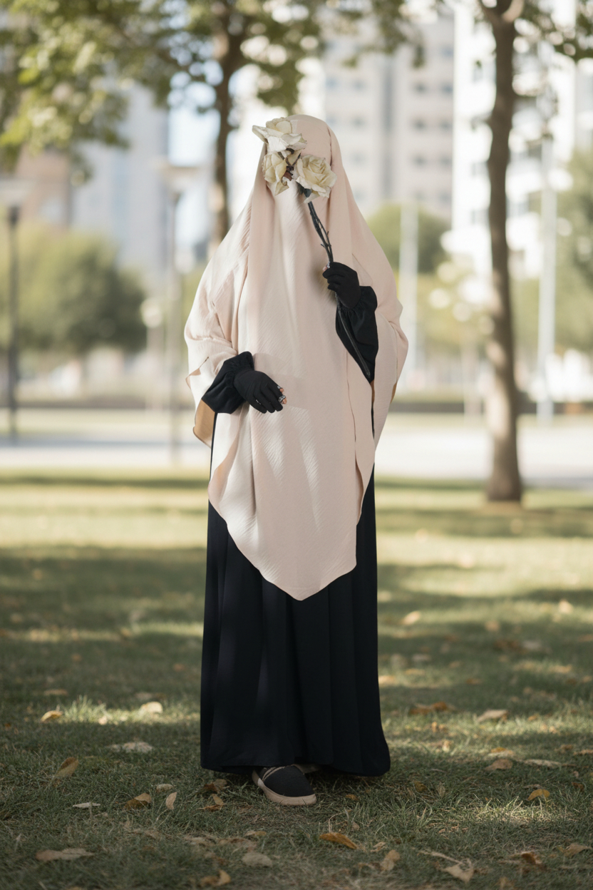 Alisha abaya with Marina hijab