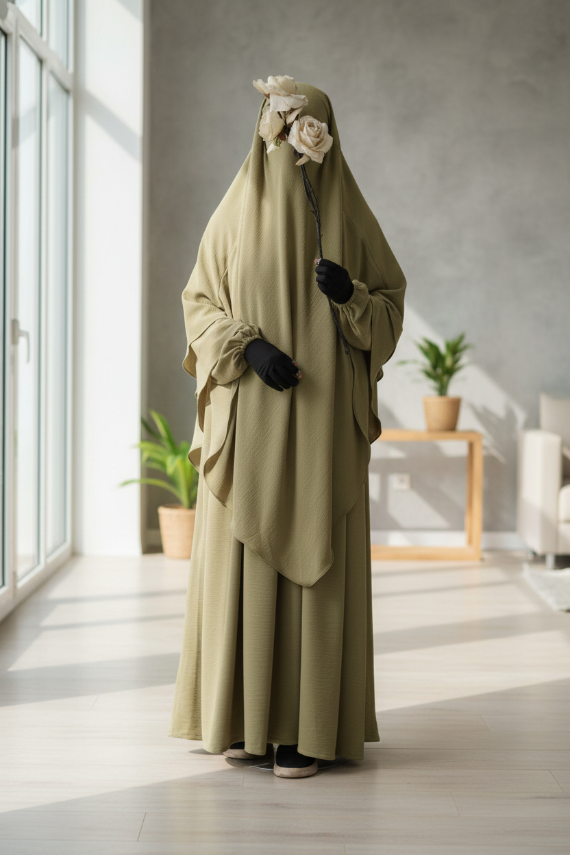 Alisha abaya with Marina hijab