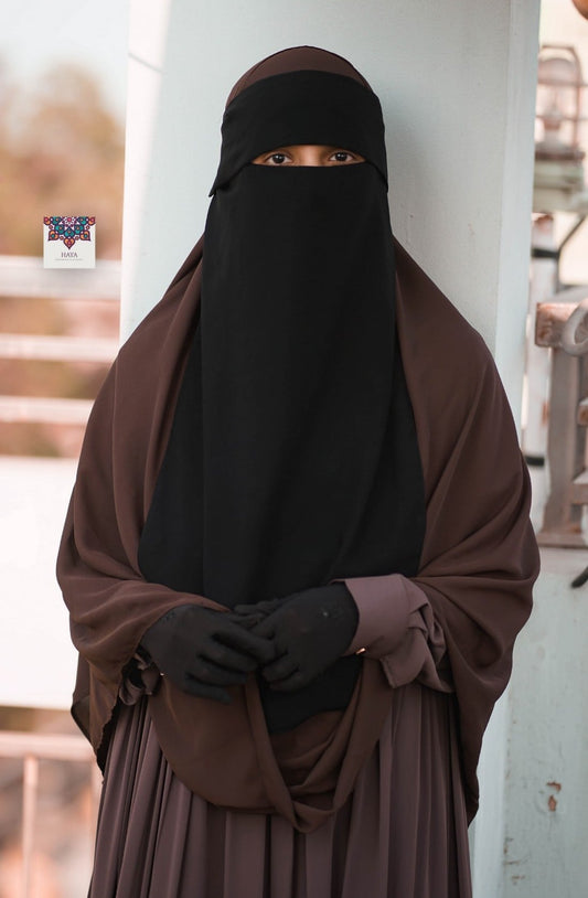 1 part hoodie niqab