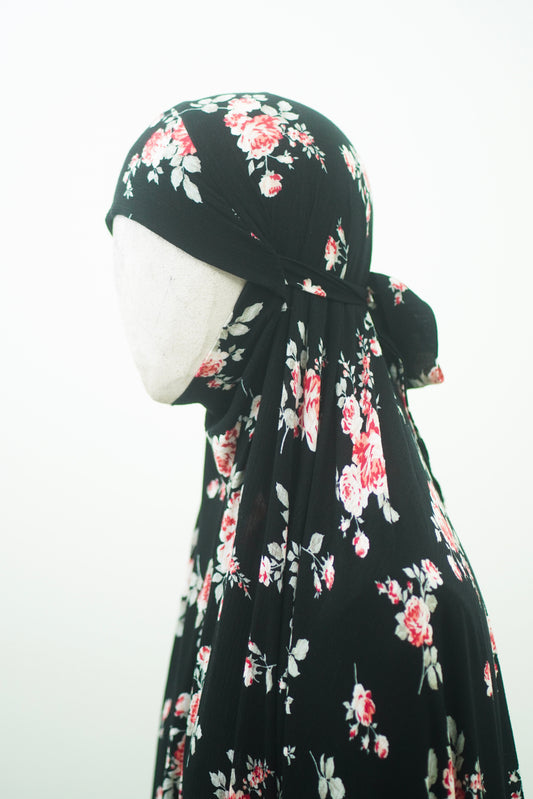 Sleeveless cotton khimar