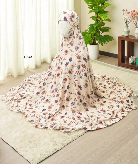 Sleeveless cotton khimar