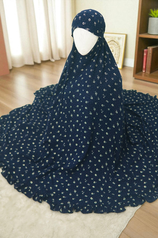 Sleeveless cotton khimar