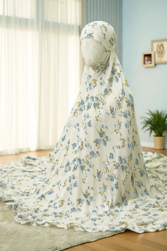 Sleeveless cotton khimar