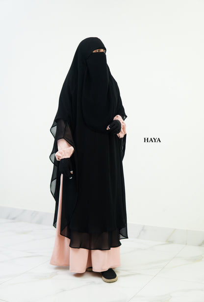 JESMIN HIJAB WITH ONE PART NIQAB (SPECIAL EDITION)