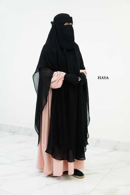 JESMIN HIJAB WITH ONE PART EGYPTIAN NIQAB (SPECIAL EDITION)