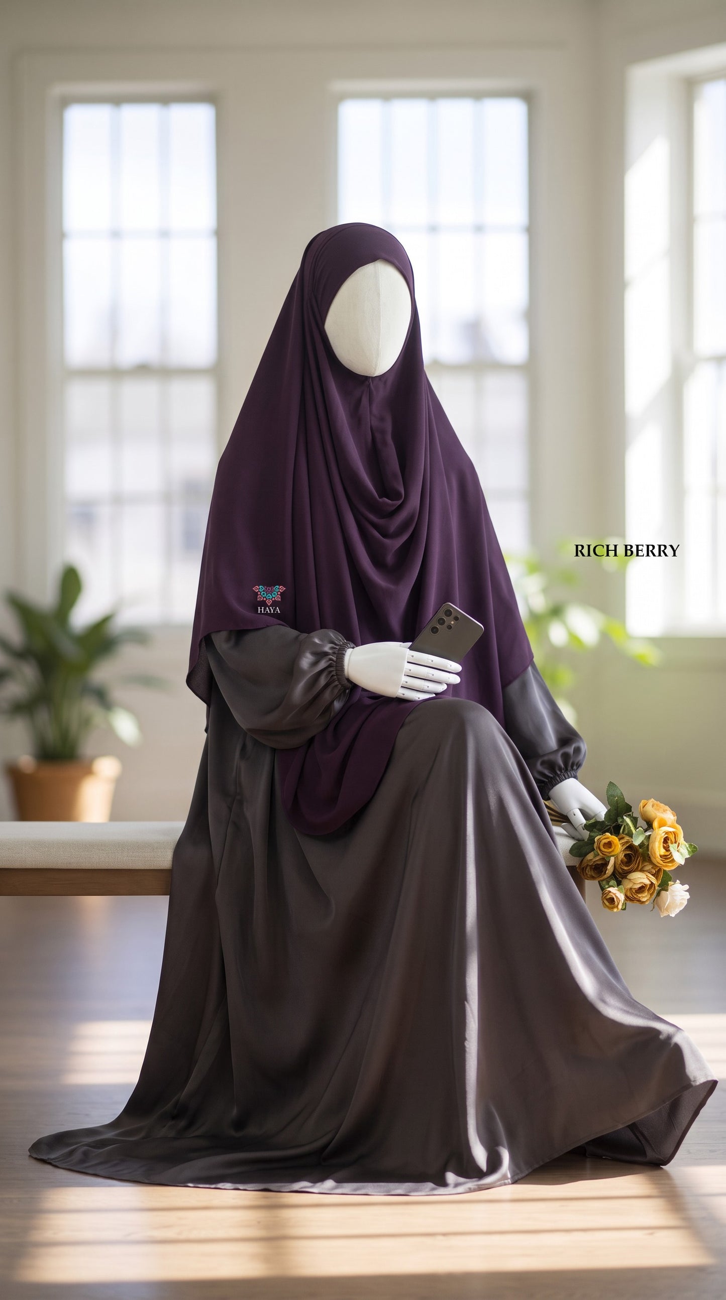 One loop instant hijab