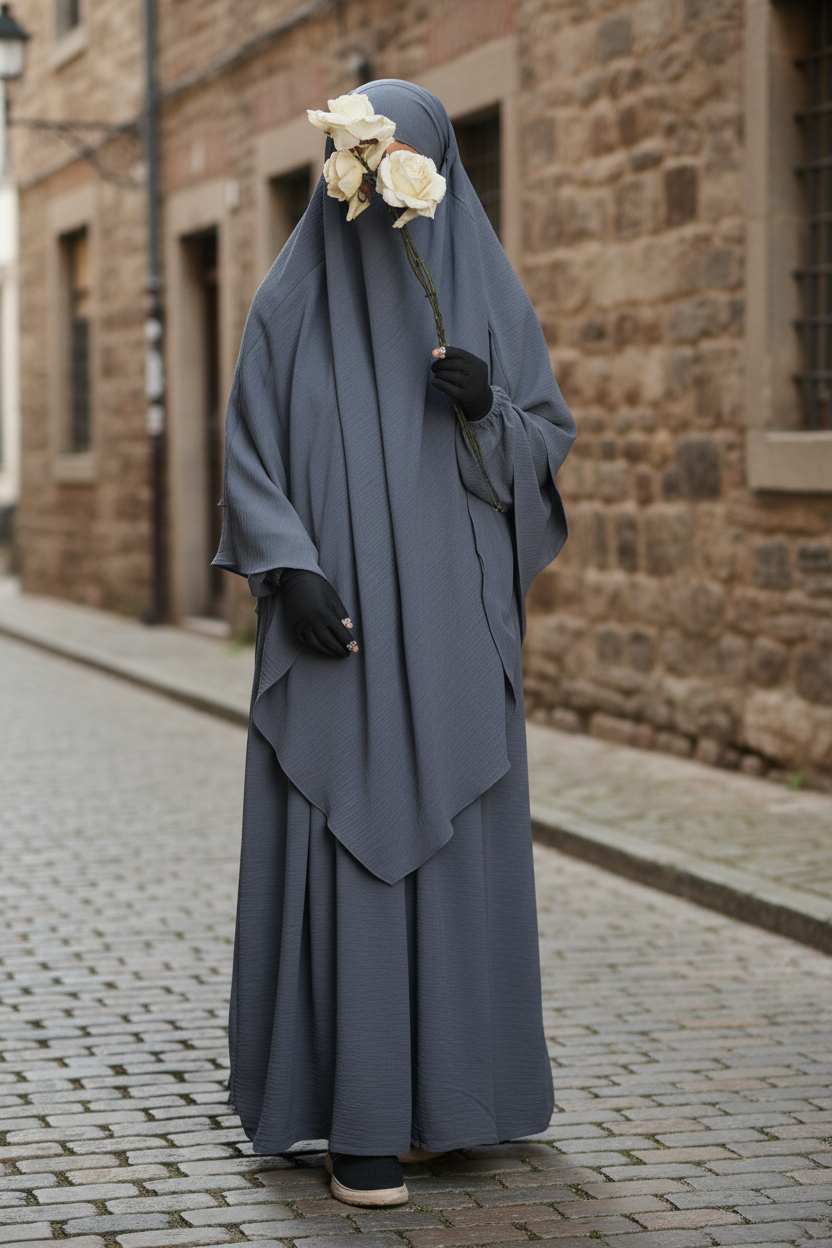 Alisha abaya with Marina hijab