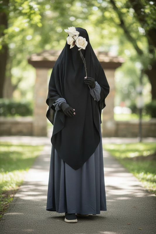 Alisha abaya with Marina hijab