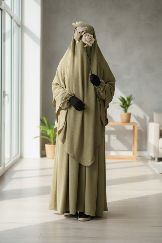 Alisha abaya with Marina hijab