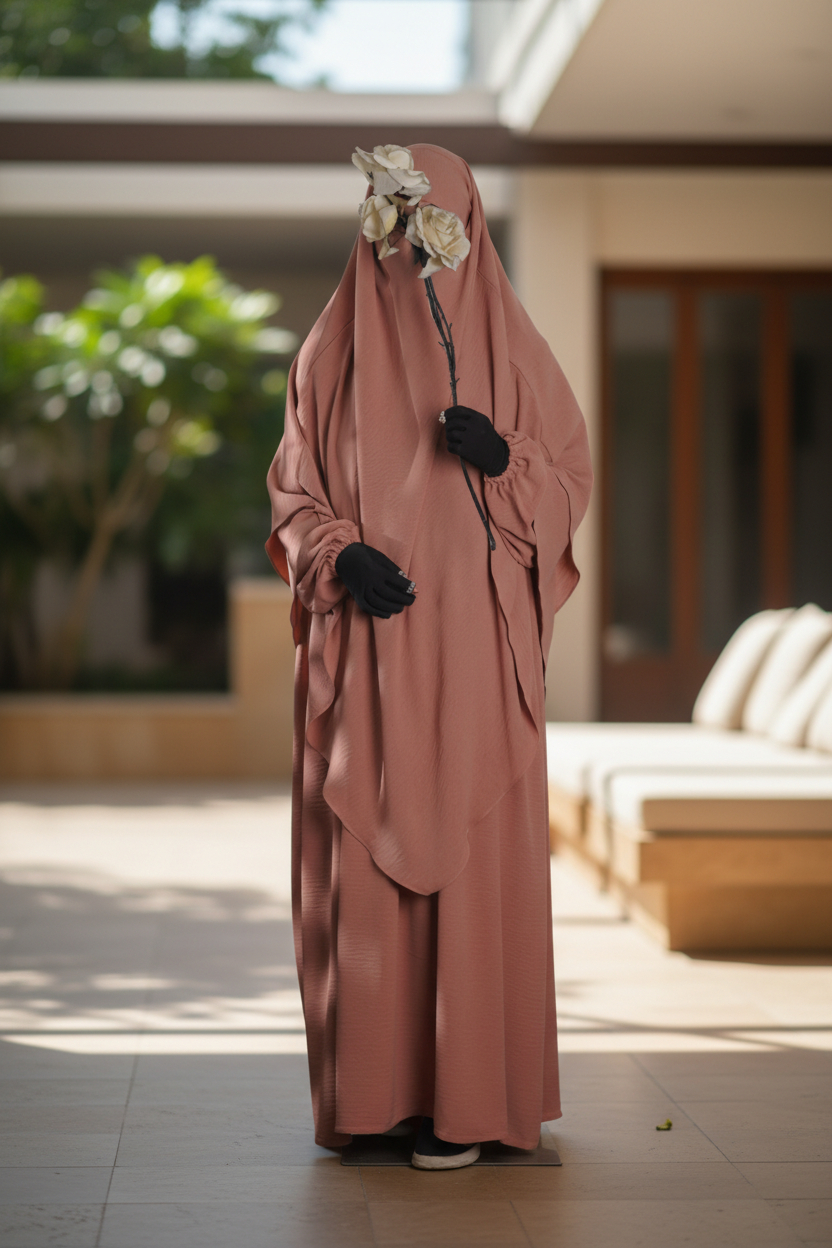 Alisha abaya with Marina hijab